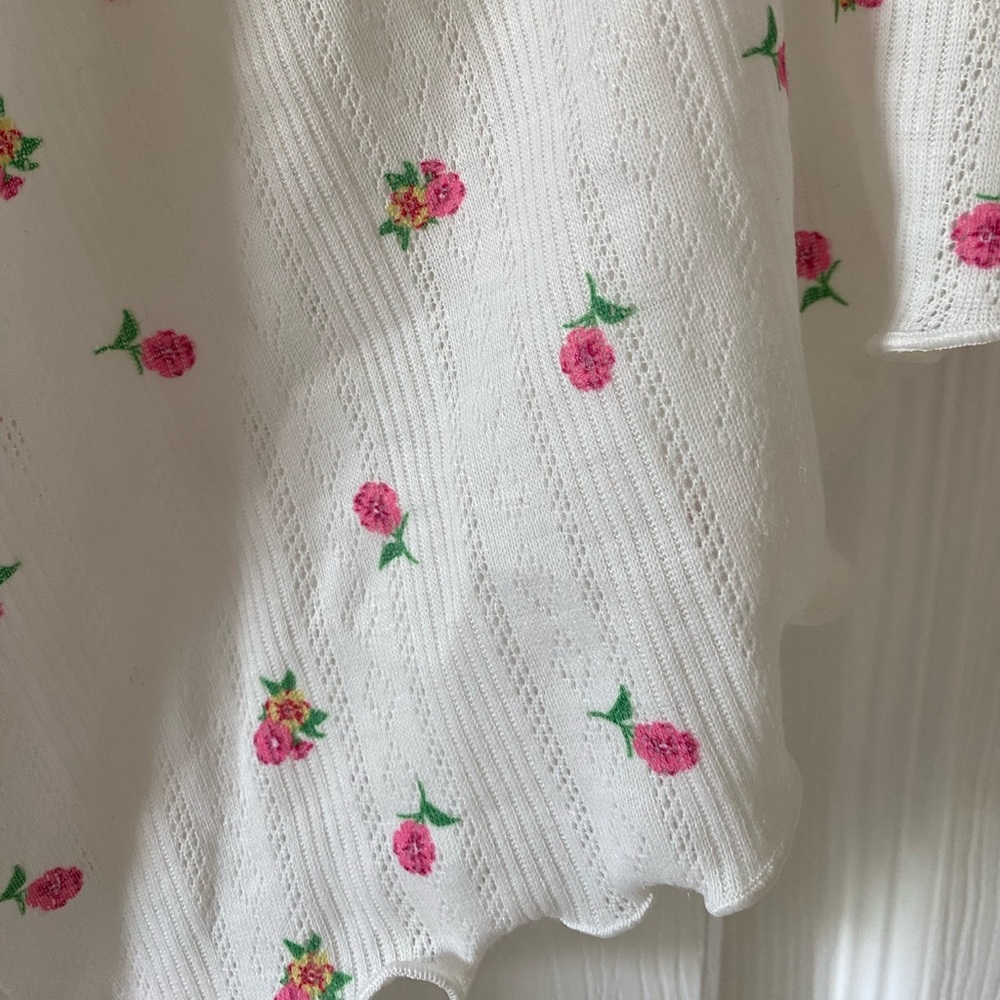 NWT Victoria’s Secret For Love & Lemons Blossom Pointelle Lounge Shorts, Medium - Picture 7 of 9